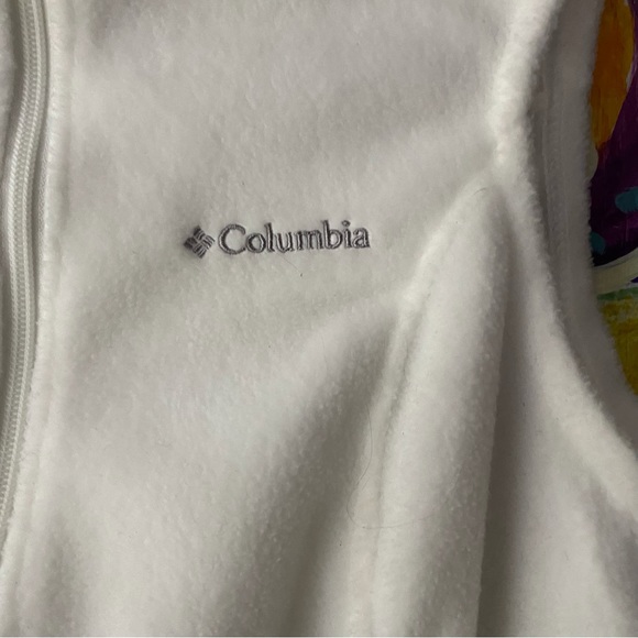 Woman’s White Columbia Sportswear Polar Fleece Vest Sz XS - 4 New Without Tags - Picture 3 of 15